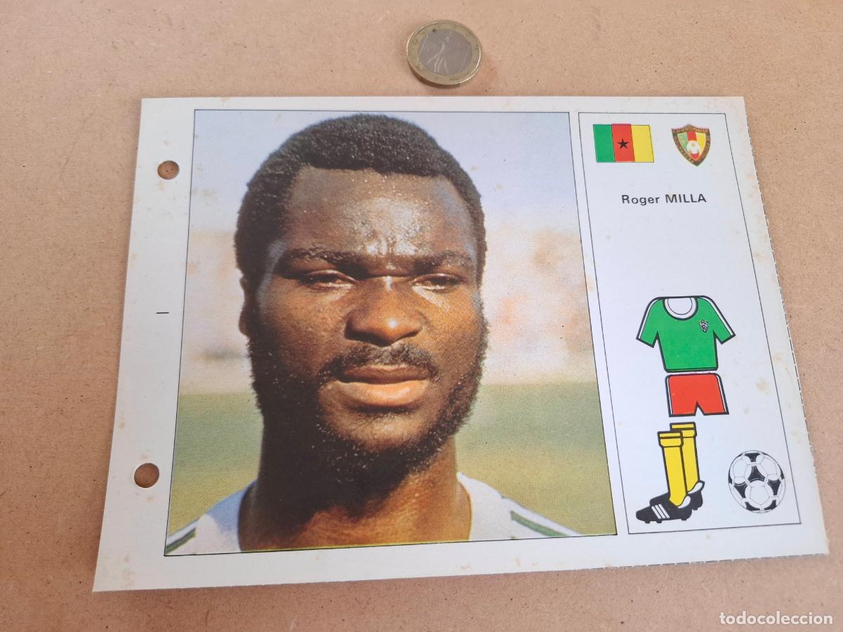 Cromos de F&uacute;tbol: ESTRELLAS DEL MUNDIAL 82 - BRUGUERA - FICHA 41 ROGER MILLA - CAMER&Uacute;N / BASTIA
