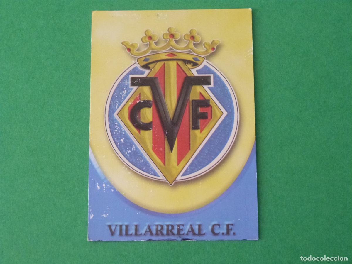 Cromos de F&uacute;tbol: TRADING CARD FUTBOL ESCUDO VILLARREAL C.F. N&ordm; 379 FICHAS LIGA MUNDICROMO 2002-2003/02-03