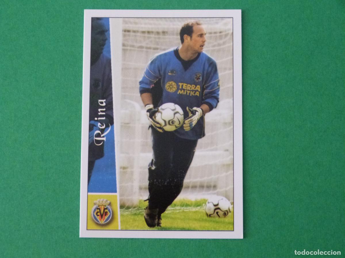 Cromos de F&uacute;tbol: TRADING CARD FUTBOL REINA VILLARREAL C.F. N&ordm; 383 FICHAS LIGA MUNDICROMO 2002-2003/02-03