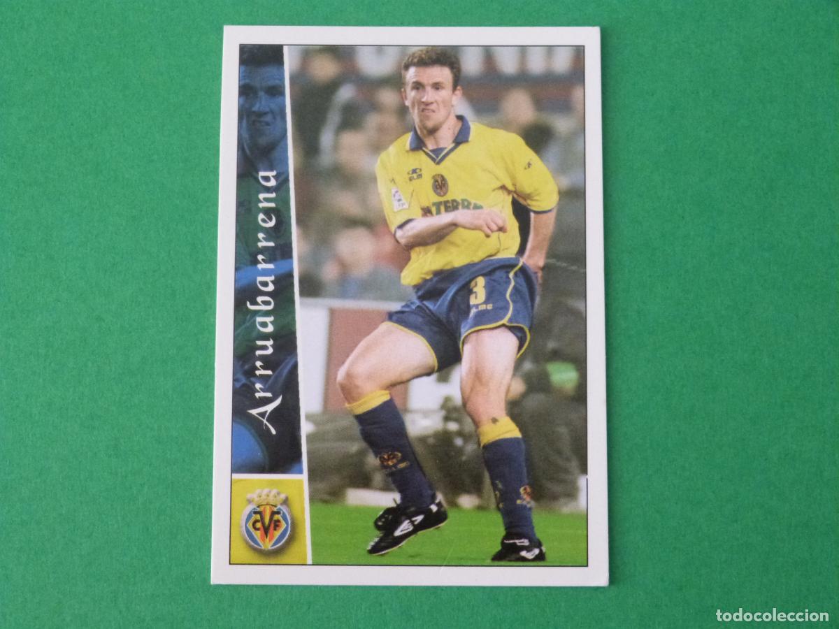 Cromos de F&uacute;tbol: TRADING CARD FUTBOL ARRUABARRENA VILLARREAL C.F. N&ordm; 384 FICHAS LIGA MUNDICROMO 2002-2003/02-03