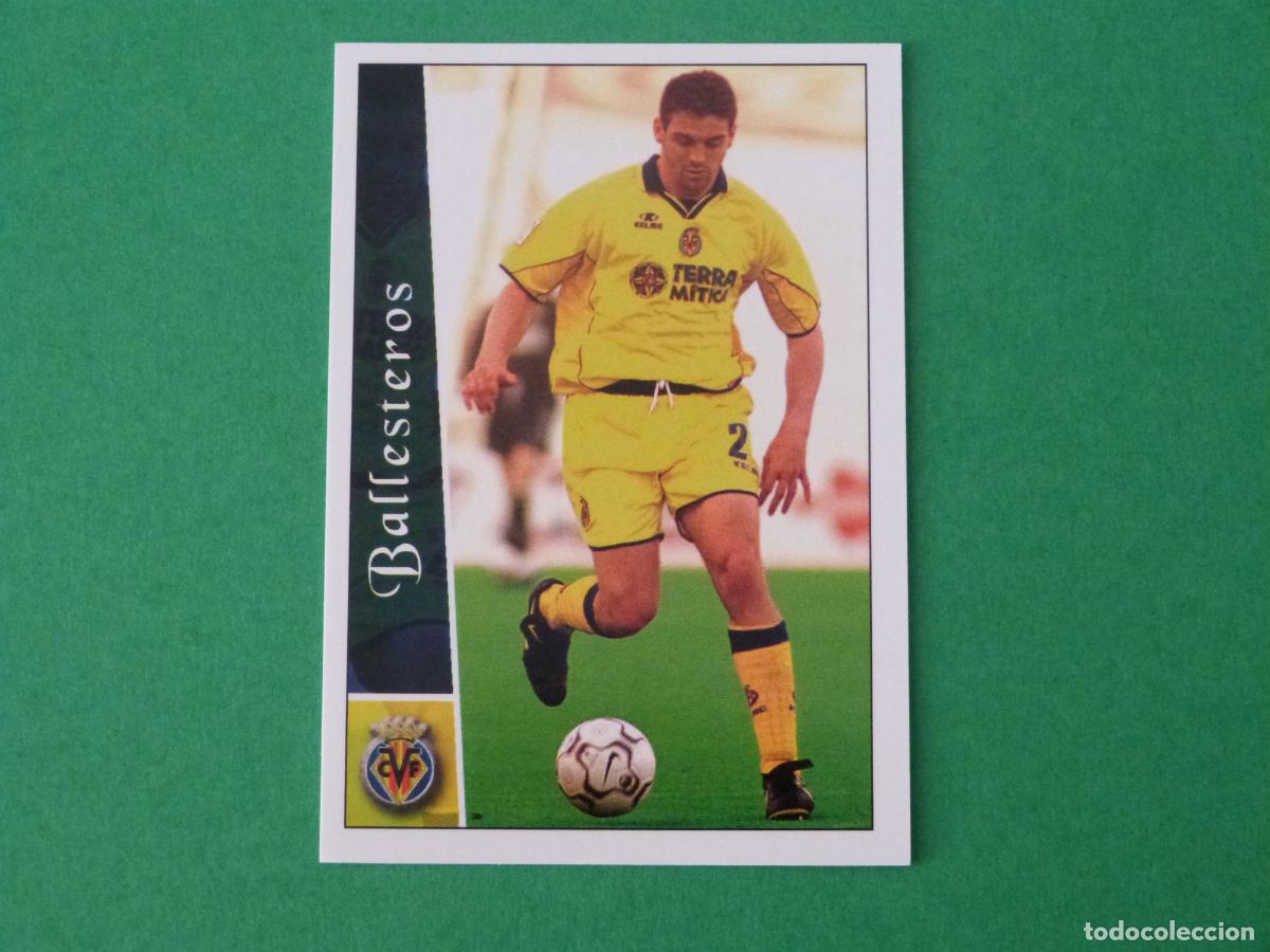 Cromos de F&uacute;tbol: TRADING CARD FUTBOL BALLESTEROS VILLARREAL C.F. N&ordm; 386 FICHAS LIGA MUNDICROMO 2002-2003/02-03