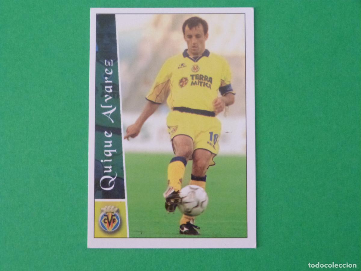 Cromos de F&uacute;tbol: TRADING CARD FUTBOL QUIQUE ALVAREZ VILLARREAL C.F. N&ordm; 387 FICHAS LIGA MUNDICROMO 2002-2003/02-03