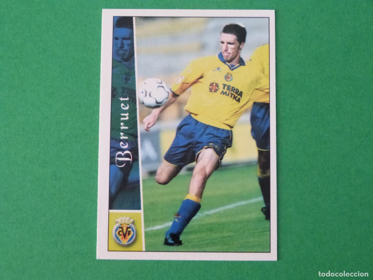 Cromos de F&uacute;tbol: TRADING CARD FUTBOL BERRUET VILLARREAL C.F. N&ordm; 391 FICHAS LIGA MUNDICROMO 2002-2003/02-03