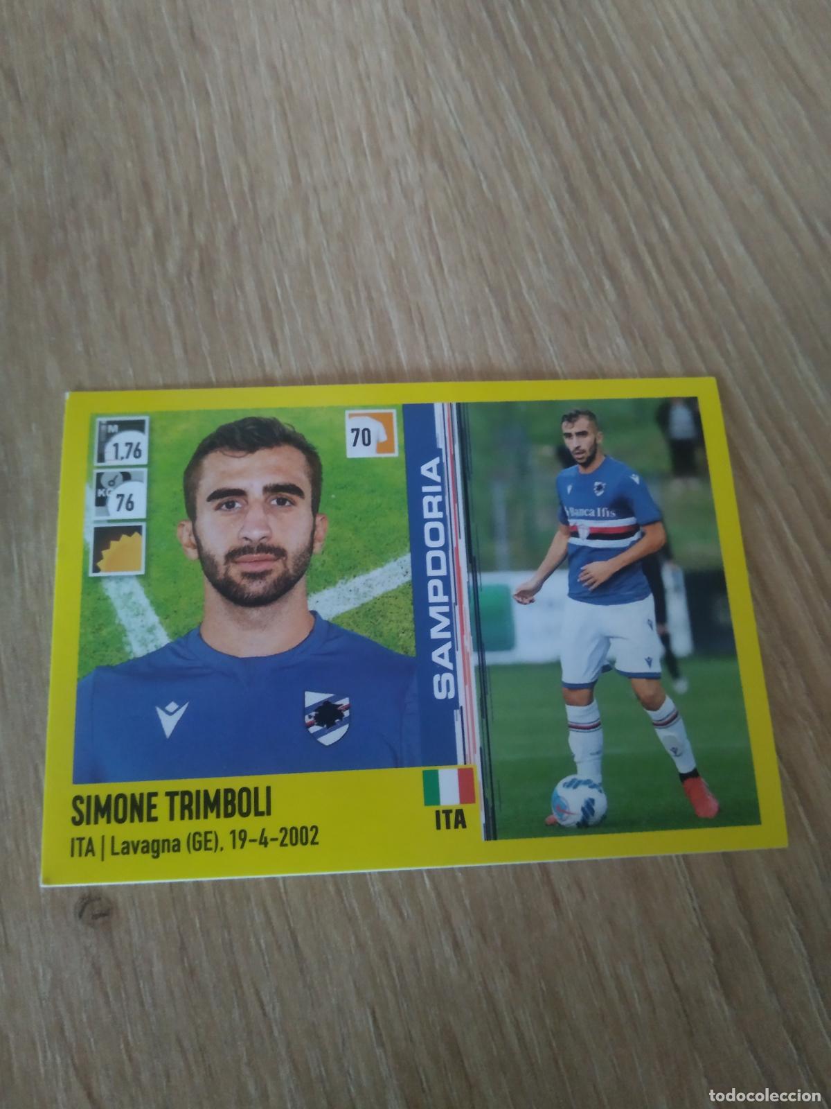 Cromos de F&uacute;tbol: 390 SIMONE TRIMBOLI SAMPDORIA CROMO FUTBOL PANINI LIGA ITALIA 21-22 CALCIATORI 2021-2022 SERIE A