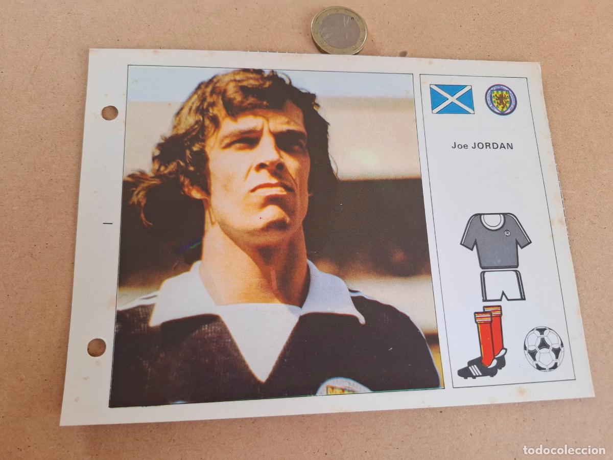 Cromos de F&uacute;tbol: ESTRELLAS DEL MUNDIAL 82 - BRUGUERA - FICHA 56 JOE JORDAN - ESCOCIA / A.C. MILAN