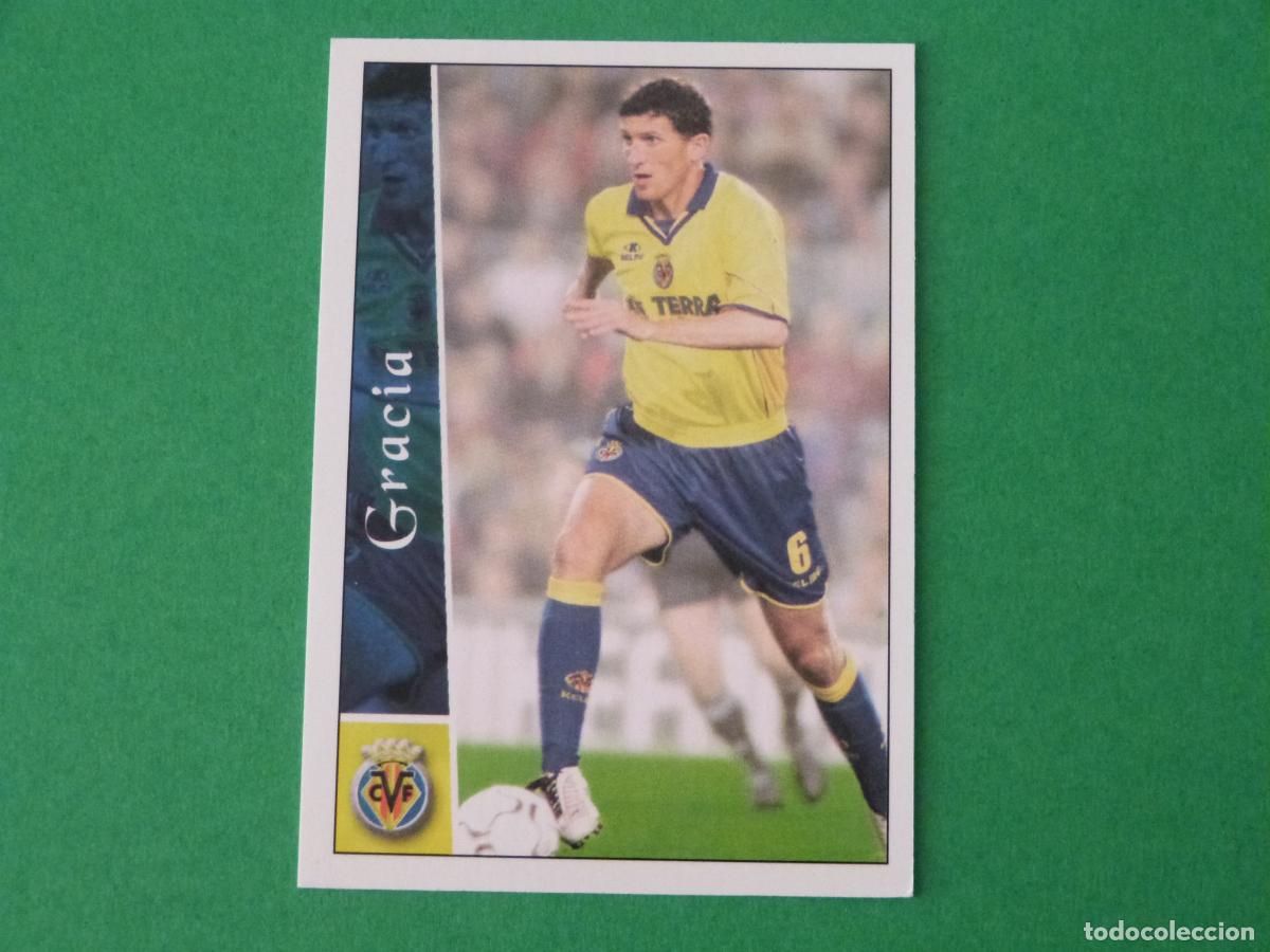 Cromos de F&uacute;tbol: TRADING CARD FUTBOL GRACIA VILLARREAL C.F. N&ordm; 395 FICHAS LIGA MUNDICROMO 2002-2003/02-03