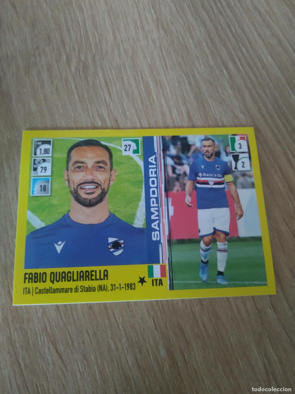 Cromos de F&uacute;tbol: 393 QUAGLIARELLA SAMPDORIA CROMO FUTBOL PANINI LIGA ITALIA 21-22 CALCIATORI 2021-2022 SERIE A