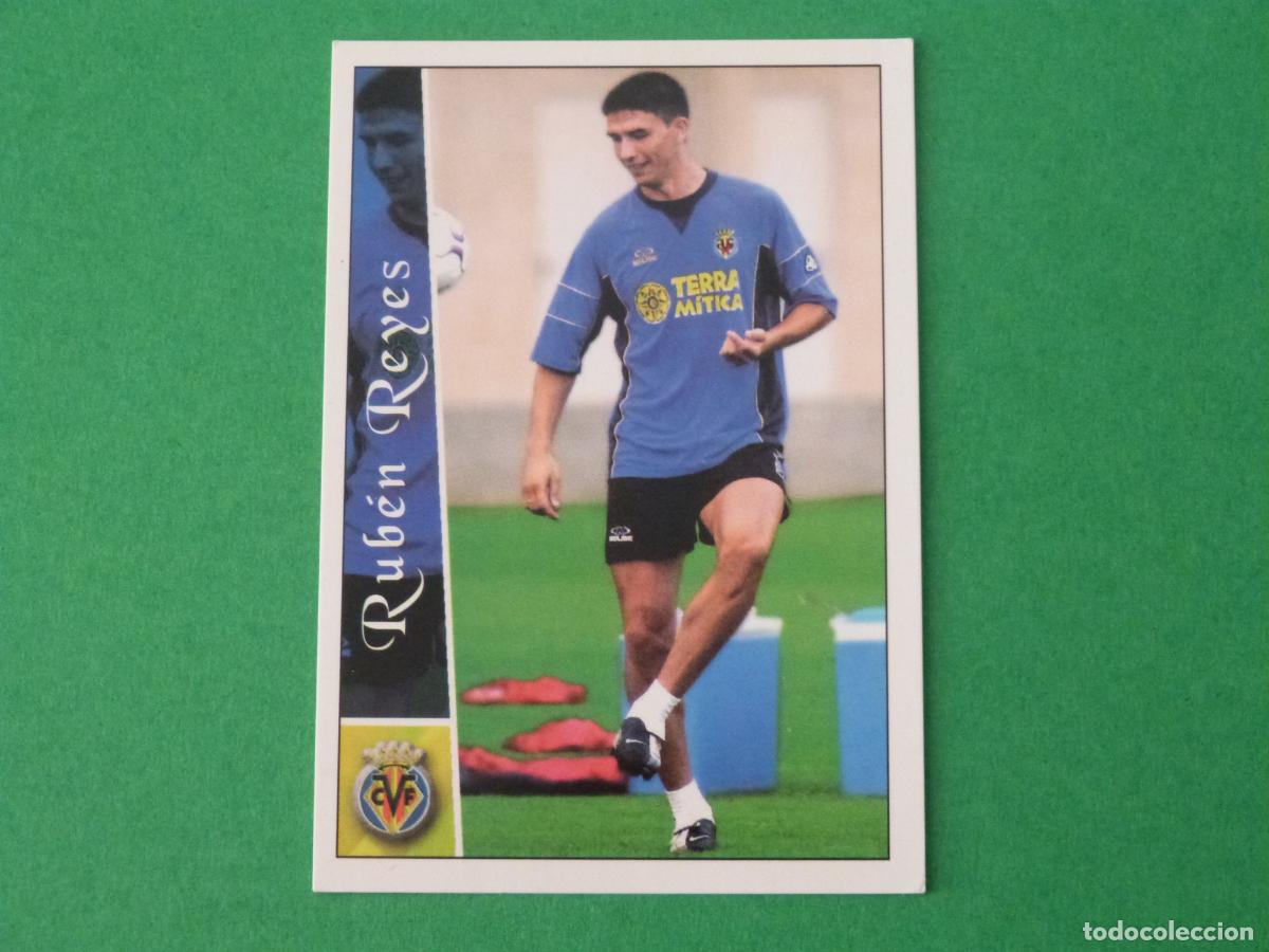 Cromos de F&uacute;tbol: TRADING CARD FUTBOL RUBEN REYES VILLARREAL C.F. N&ordm; 397 FICHAS LIGA MUNDICROMO 2002-2003/02-03
