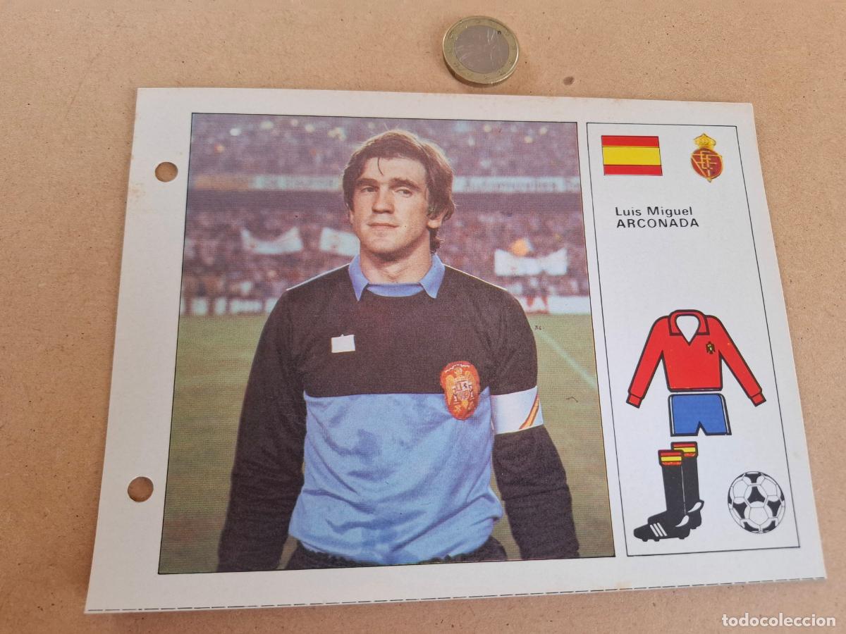Cromos de F&uacute;tbol: ESTRELLAS DEL MUNDIAL 82 - BRUGUERA - FICHA 59 LUIS MIGUEL ARCONADA - ESPA&Ntilde;A / REAL SOCIEDAD