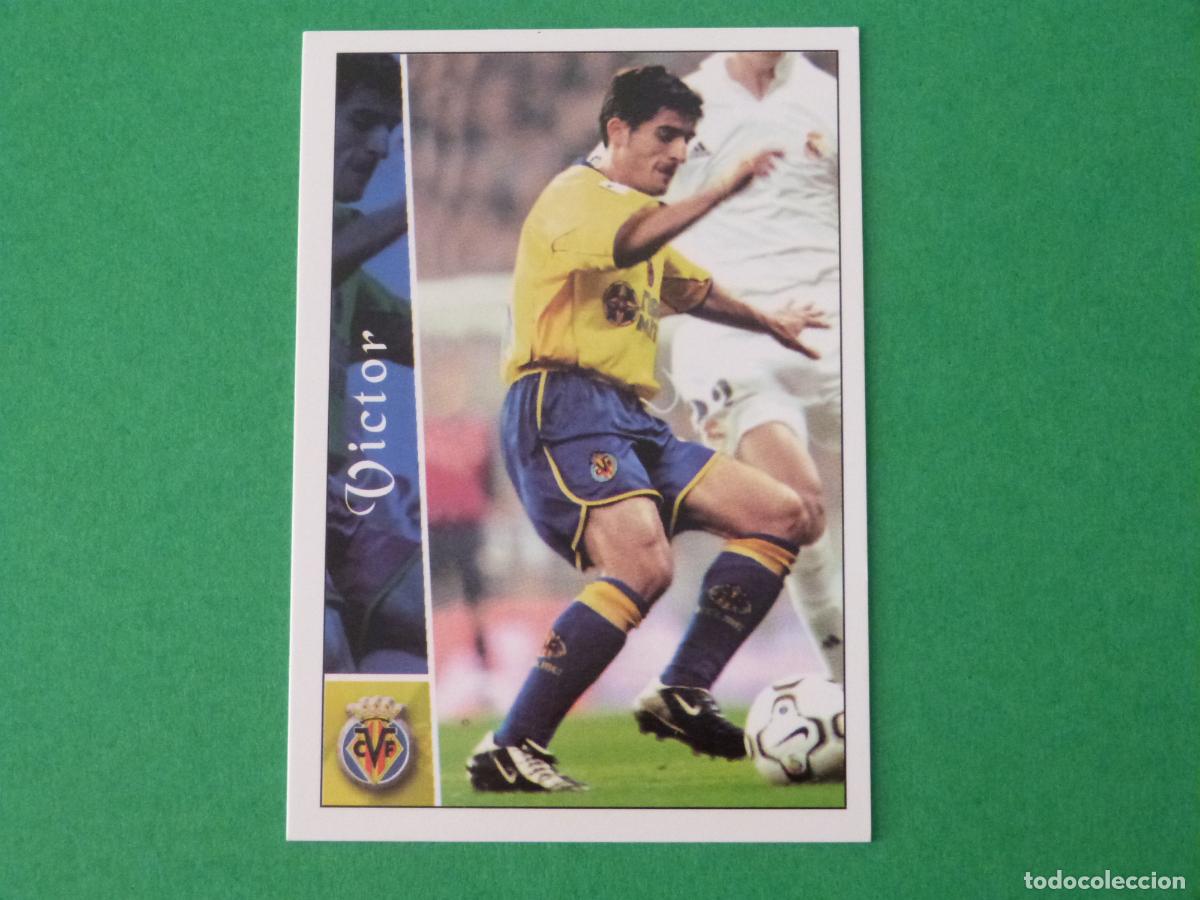 Cromos de F&uacute;tbol: TRADING CARD FUTBOL VICTOR VILLARREAL C.F. N&ordm; 401 FICHAS LIGA MUNDICROMO 2002-2003/02-03