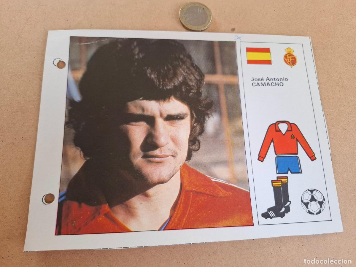 Cromos de F&uacute;tbol: ESTRELLAS DEL MUNDIAL 82 - BRUGUERA - FICHA 60 JOS&Eacute; ANTONIO CAMACHO - ESPA&Ntilde;A / REAL MADRID