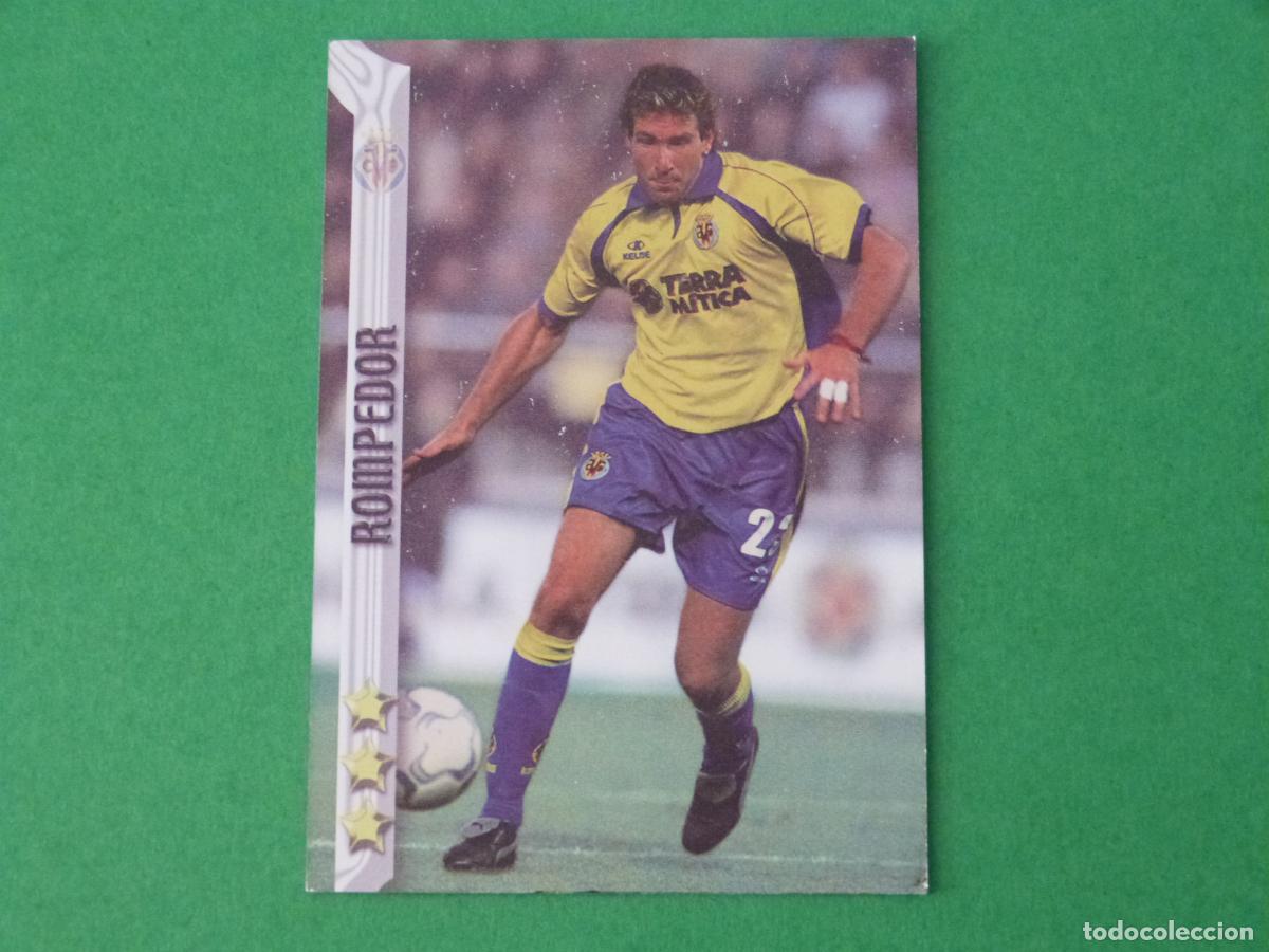Cromos de F&uacute;tbol: TRADING CARD FUTBOL PALERMO VILLARREAL C.F. N&ordm; 404 FICHAS LIGA MUNDICROMO 2002-2003/02-03