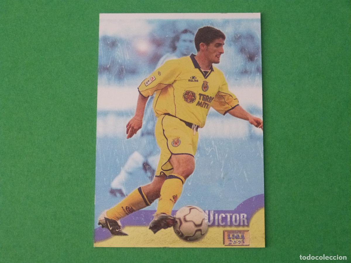 Cromos de F&uacute;tbol: TRADING CARD FUTBOL VICTOR VILLARREAL C.F. N&ordm; 405 FICHAS LIGA MUNDICROMO 2002-2003/02-03