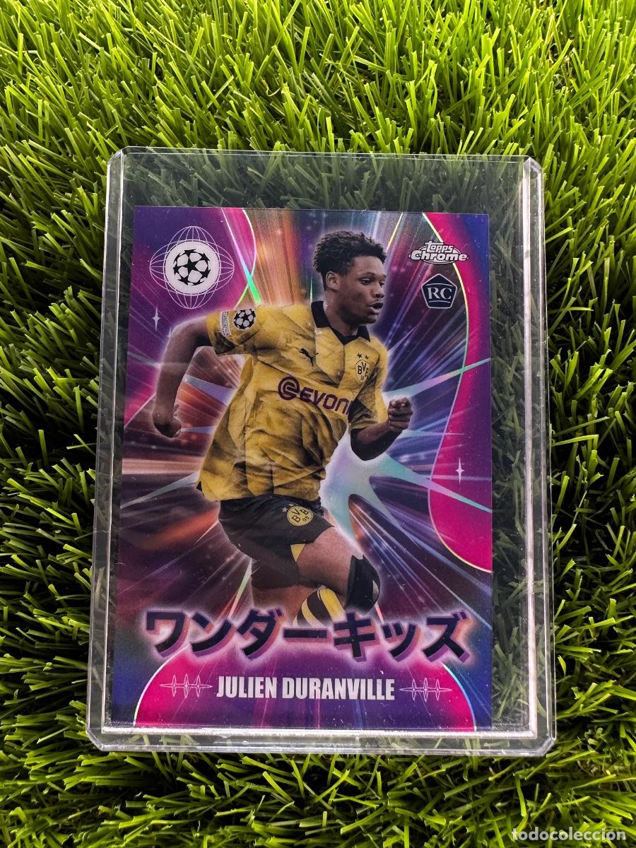 Cromos de F&uacute;tbol: N&ordm; WK-2 Julien Duranville Wonderkids Dortmund Topps UEFA Clubs Competitions Japan Edition 23 24
