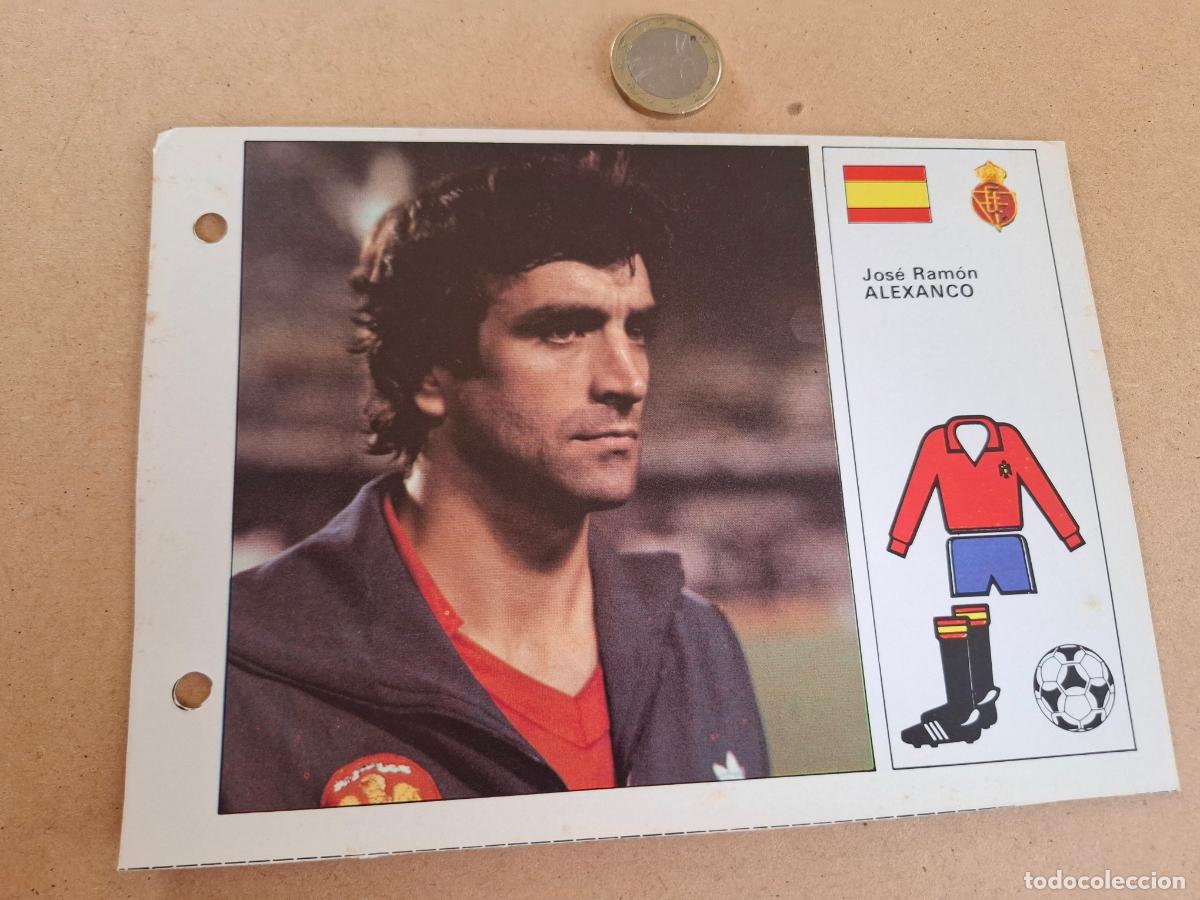 Cromos de F&uacute;tbol: ESTRELLAS DEL MUNDIAL 82 - BRUGUERA - FICHA 62 JOS&Eacute; RAM&Oacute;N ALEXANCO - ESPA&Ntilde;A / FC. BARCELONA