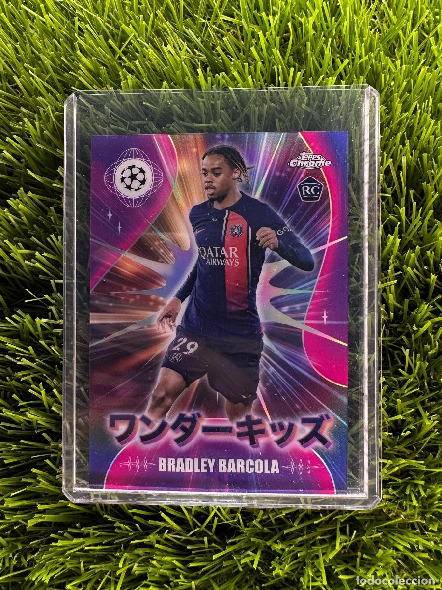 Cromos de F&uacute;tbol: N&ordm; WK-9 Bradley Barcola Wonderkids Paris Saint-Ger Topps UEFA Clubs Competitions Japan Edition 23 24