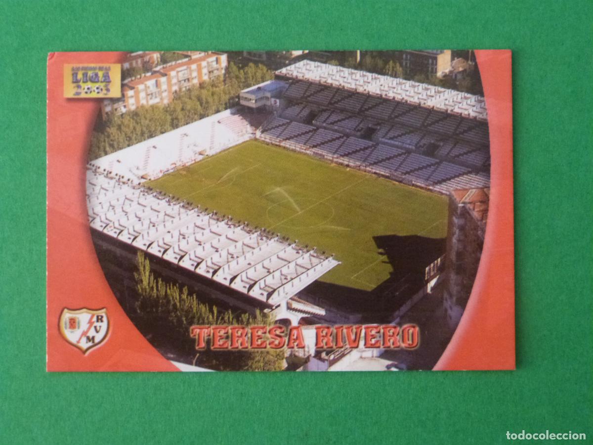 Cromos de F&uacute;tbol: TRADING CARD FUTBOL ESTADIO RAYO VALLECANO N&ordm; 272 FICHAS LIGA MUNDICROMO 2002-2003/02-03