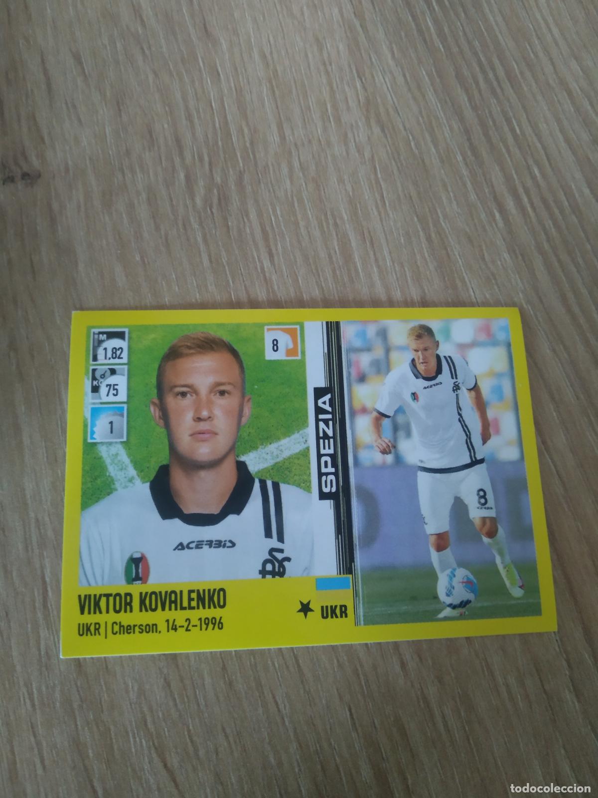 Cromos de F&uacute;tbol: 435 VIKTOR KOVALENKO SPEZIA CROMO FUTBOL PANINI LIGA ITALIA 21-22 CALCIATORI 2021-2022 SERIE A