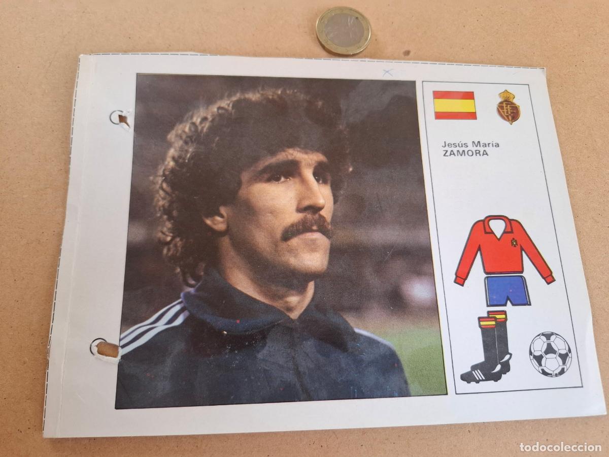 Cromos de F&uacute;tbol: ESTRELLAS DEL MUNDIAL 82 - BRUGUERA - FICHA 63 ZAMORA - ESPA&Ntilde;A / REAL SOCIEDAD
