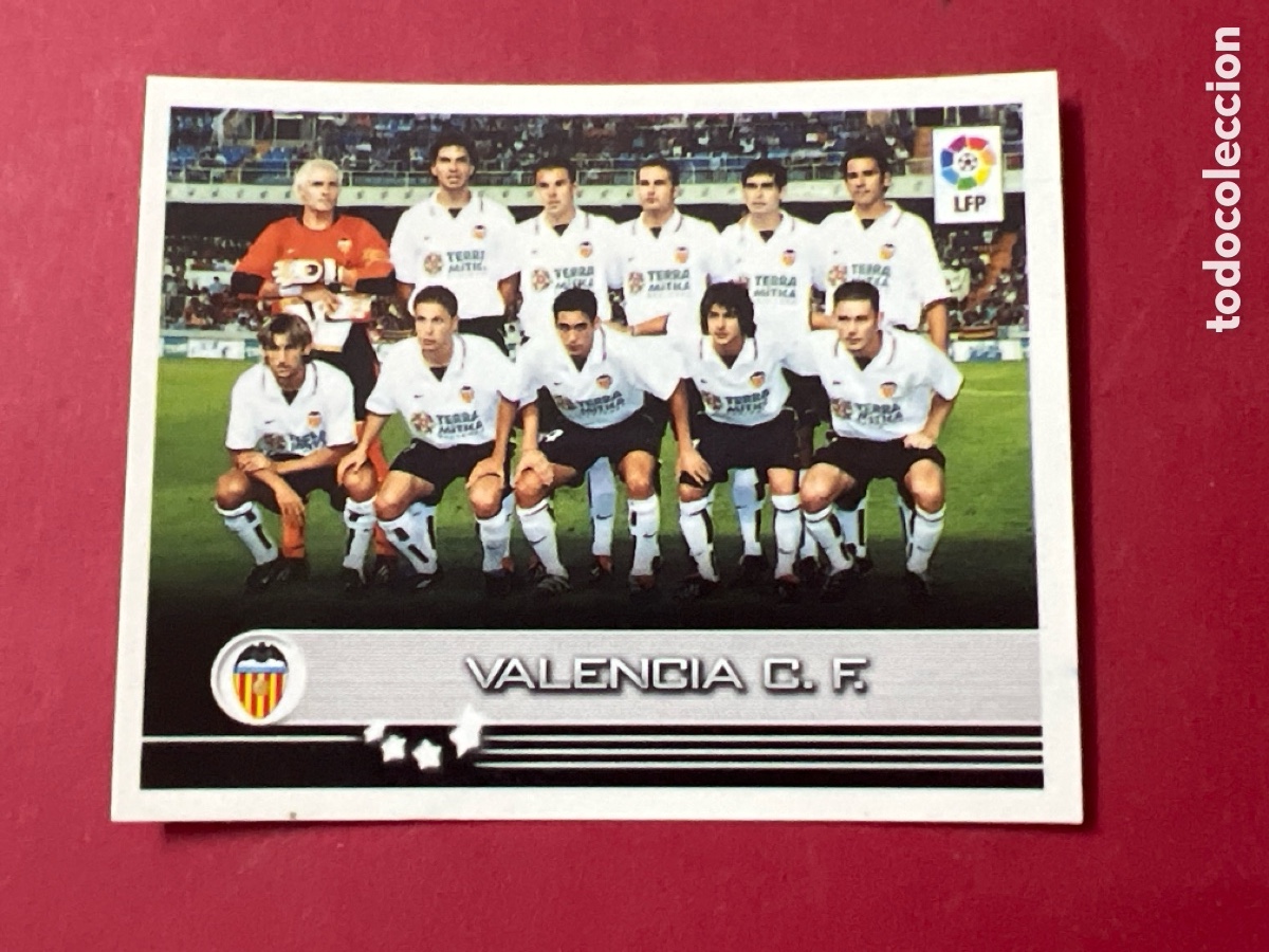 Cromos de F&uacute;tbol: C6508. 337 ALINEACION VALENCIA PANINI 2002 2003 FUTBOL SUPERLIGA 02 03 - SIN PEGAR