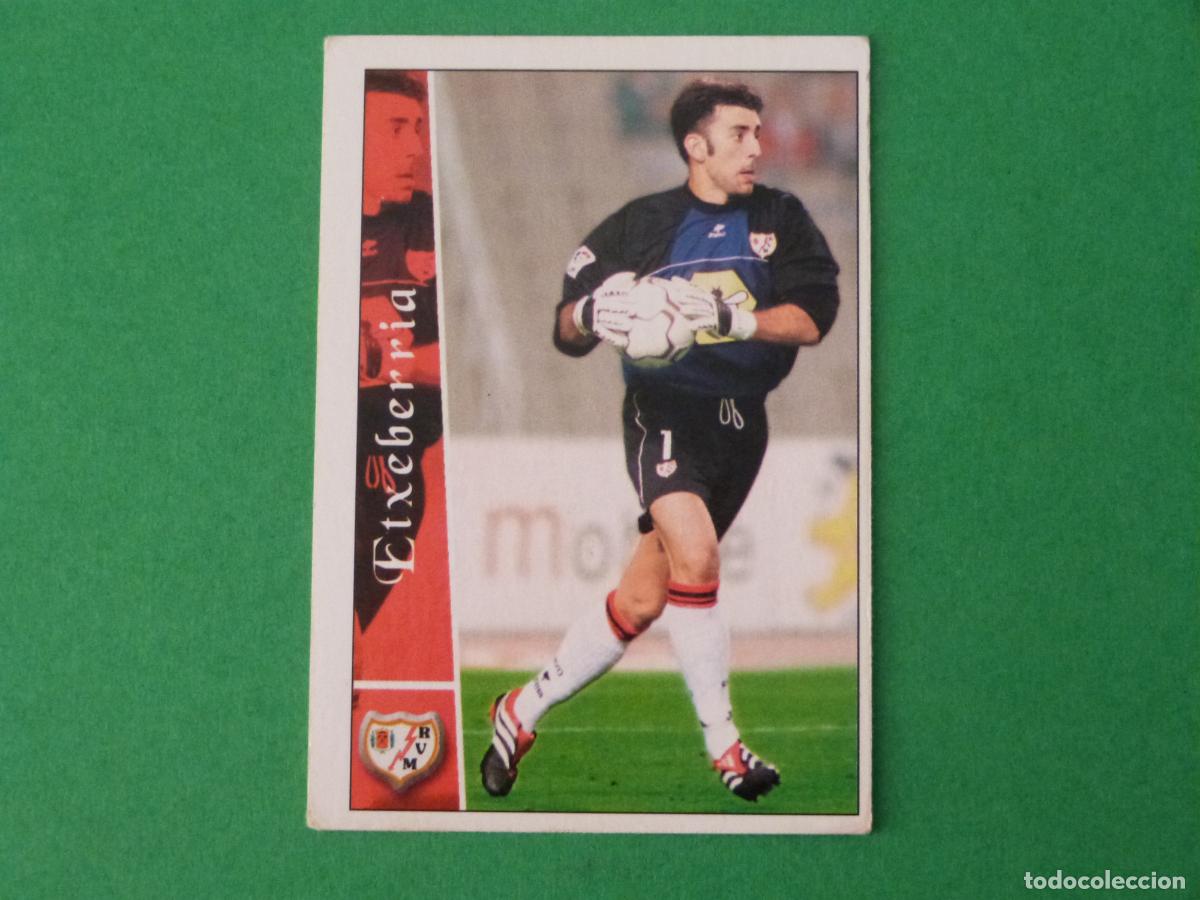Cromos de F&uacute;tbol: TRADING CARD FUTBOL ETXEBERRIA RAYO VALLECANO N&ordm; 274 FICHAS LIGA MUNDICROMO 2002-2003/02-03