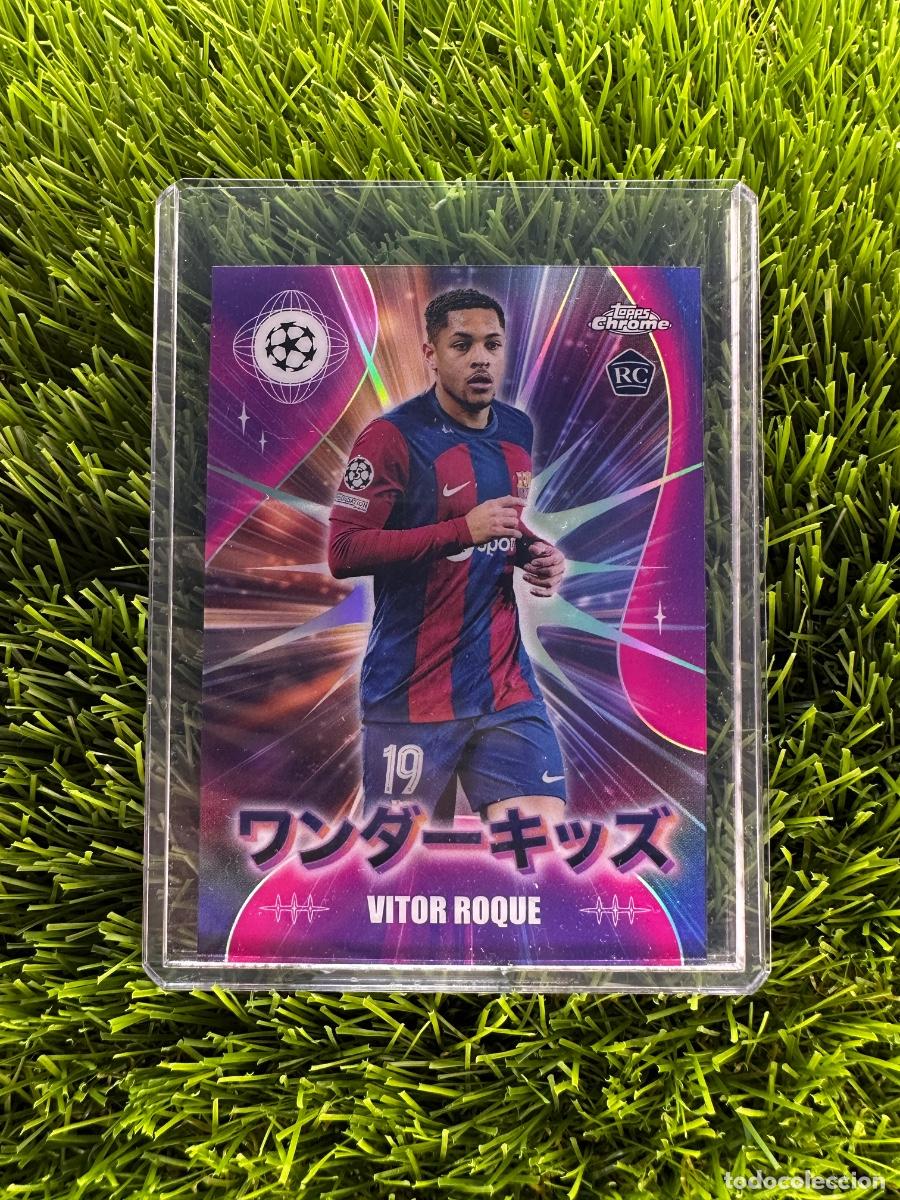 Cromos de F&uacute;tbol: N&ordm; WK-20 Vitor Roque Wonderkids FC Barcelona Topps UEFA Clubs Competitions Japan Edition 23 24