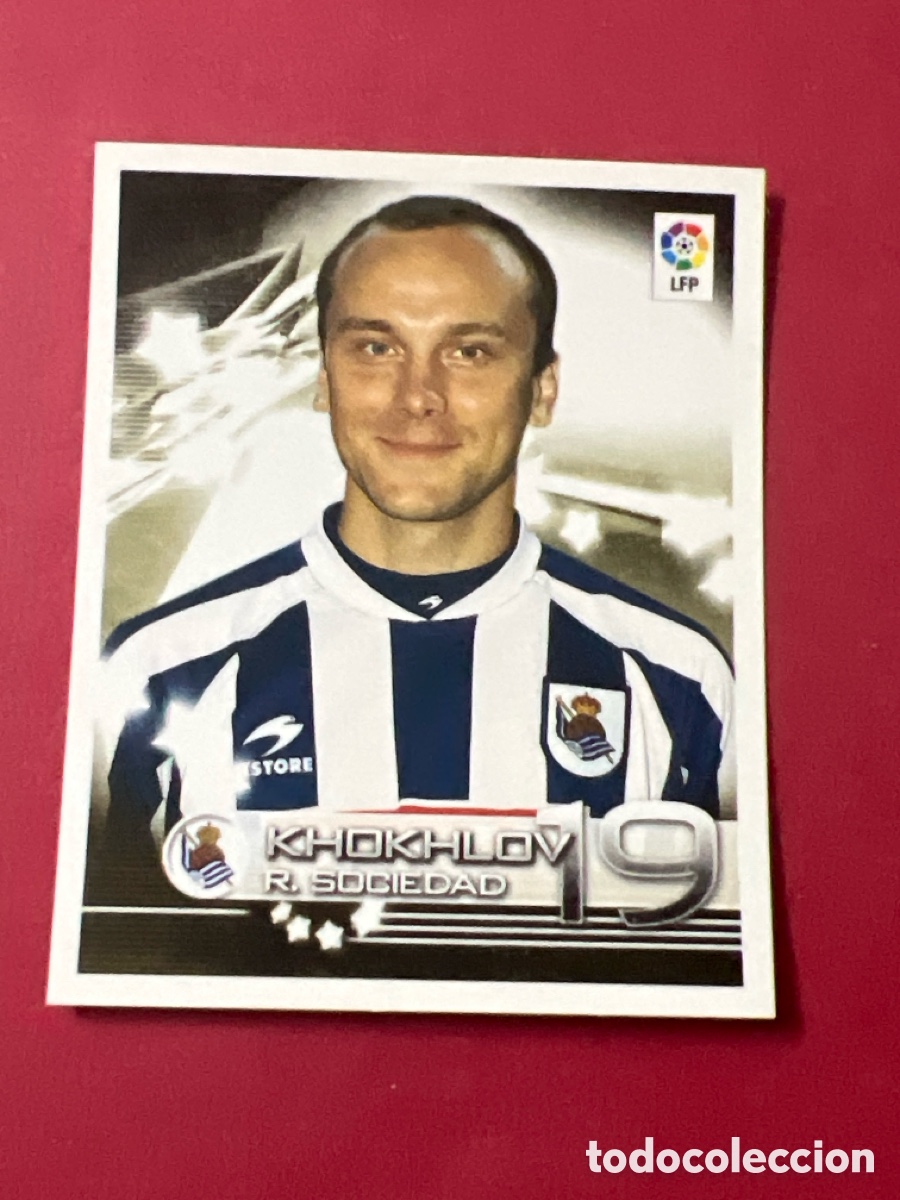 Cromos de F&uacute;tbol: C6520. CROMO FUTBOL KHOKHLOV REAL SOCIEDAD SIN PEGAR N&ordm; 334 SUPERLIGA PANINI 2002-2003/02-03