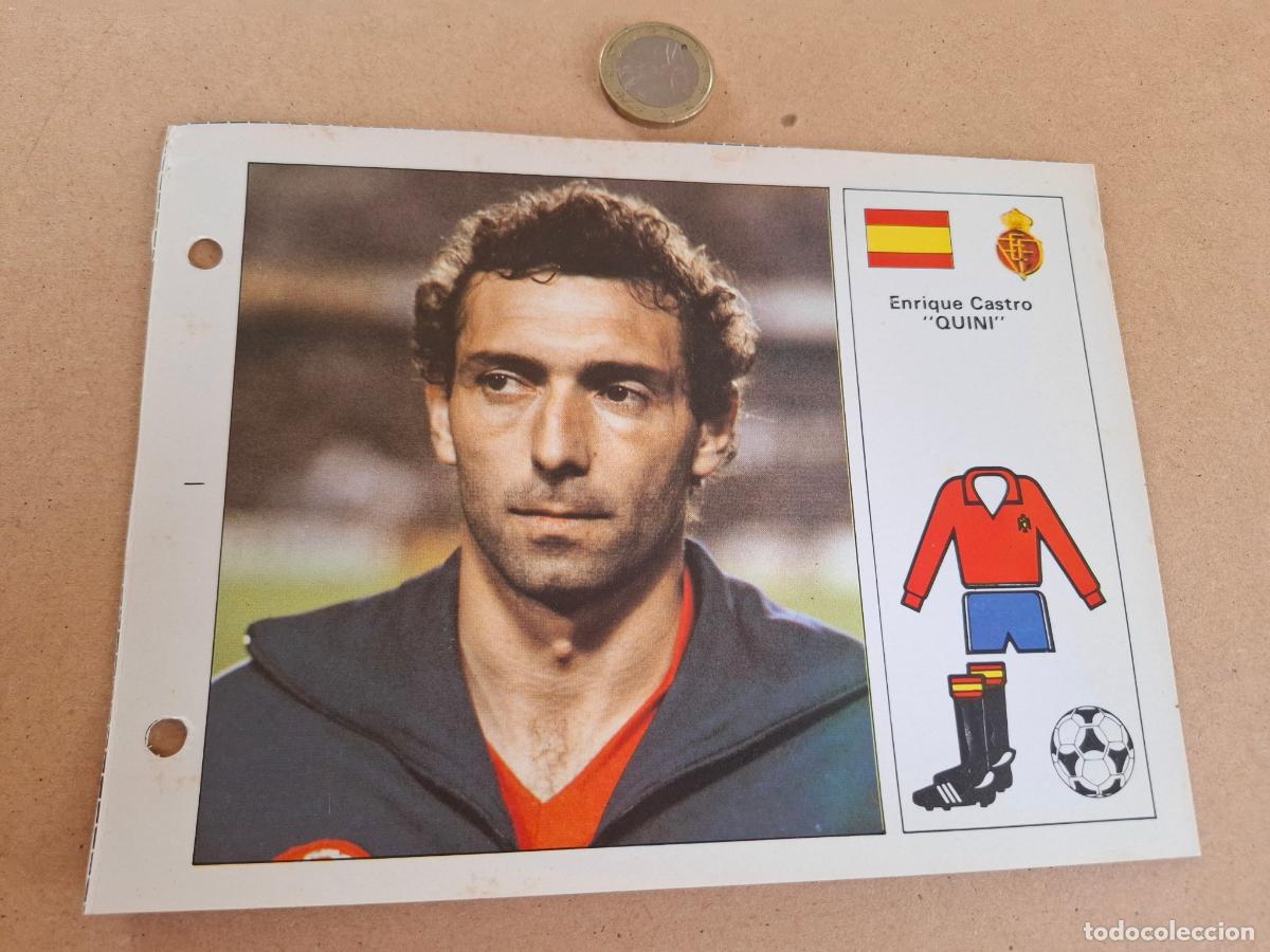 Cromos de F&uacute;tbol: ESTRELLAS DEL MUNDIAL 82 - BRUGUERA - FICHA 65 ENRIQUE CASTRO QUINI - ESPA&Ntilde;A / FC. BARCELONA