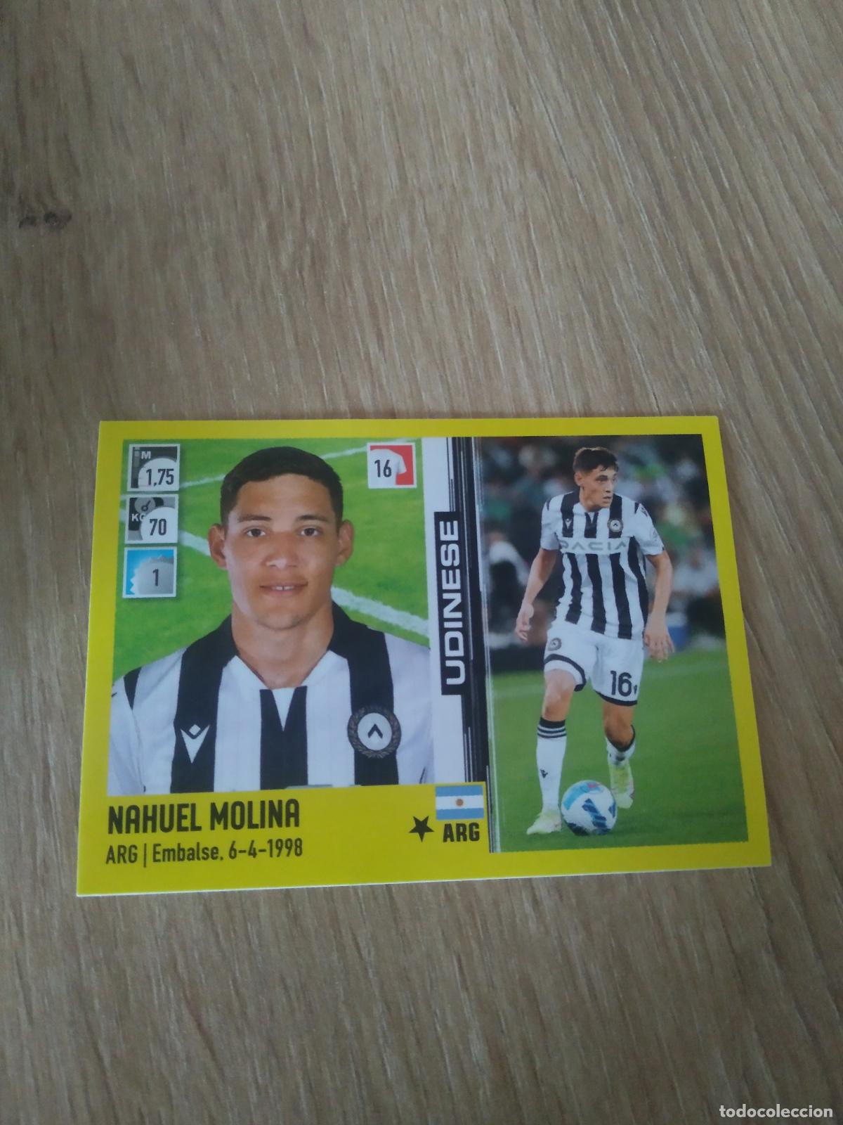 Cromos de F&uacute;tbol: 476 NAHUEL MOLINA UDINESE CROMO FUTBOL PANINI LIGA ITALIA 21-22 CALCIATORI 2021-2022 SERIE A