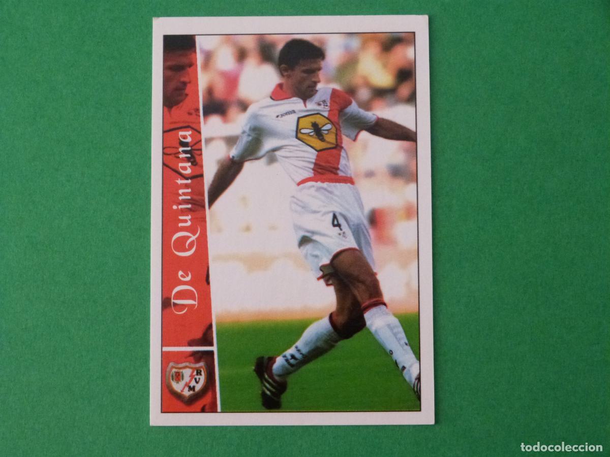 Cromos de F&uacute;tbol: TRADING CARD FUTBOL DE QUINTANA RAYO VALLECANO N&ordm; 277 FICHAS LIGA MUNDICROMO 2002-2003/02-03