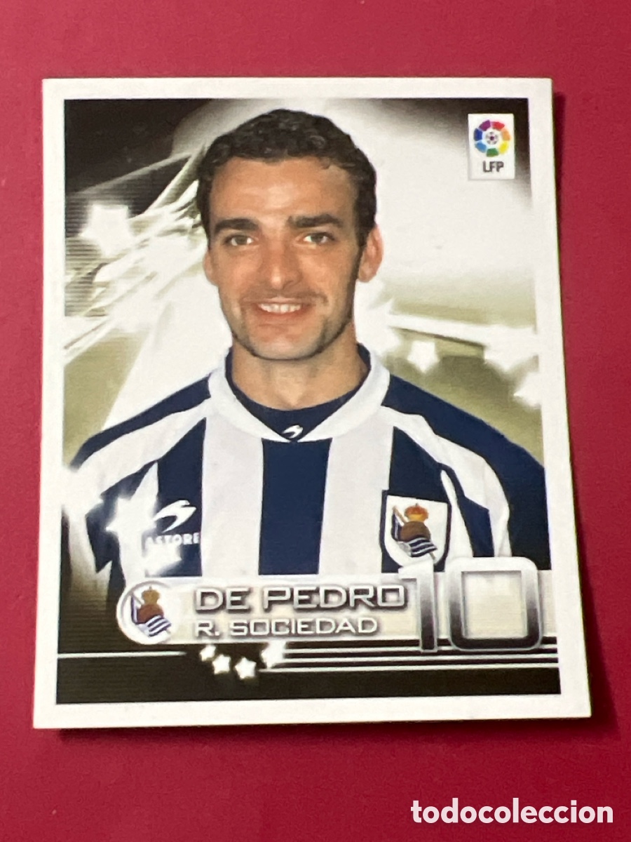 Cromos de F&uacute;tbol: C6522. PANINI SUPERLIGA DE ESTRELLAS 2002 2003 LIGA 02 03 NUNCA PEGADO REAL SOCIEDAD N&ordm; 333 DE PEDRO