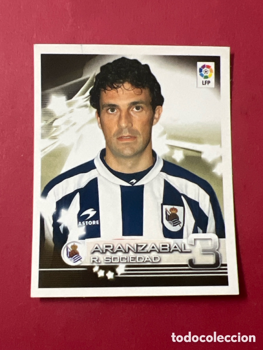 Cartes &agrave; collectionner de Football: C6525. 327 ARANZABAL REAL SOCIEDAD PANINI 2002 2003 FUTBOL SUPERLIGA 02 03 - SIN PEGAR -