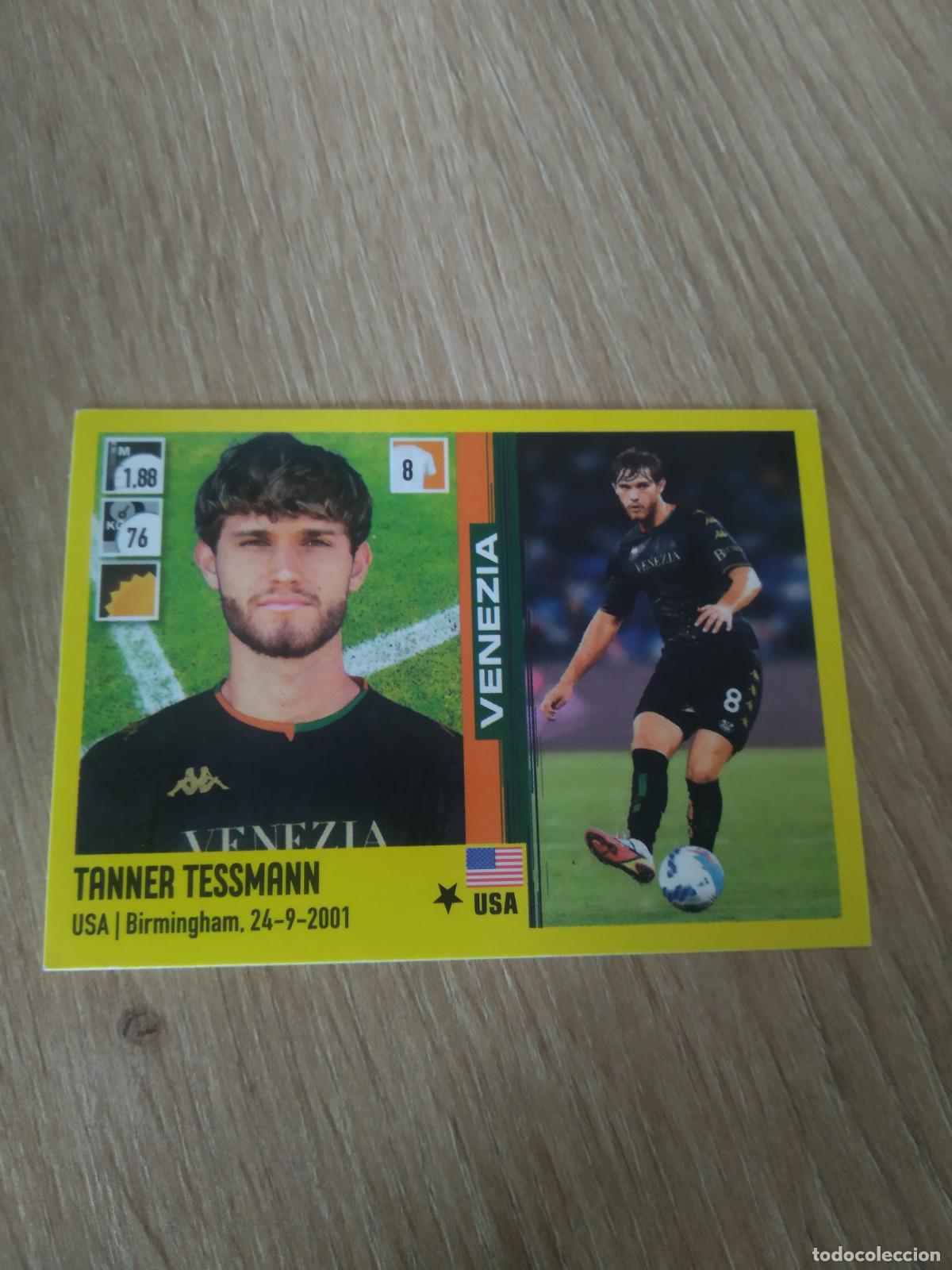 Figurine di Calcio: 512 TANNER TESSMANN VENEZIA CROMO FUTBOL PANINI LIGA ITALIA 21-22 CALCIATORI 2021-2022 SERIE A