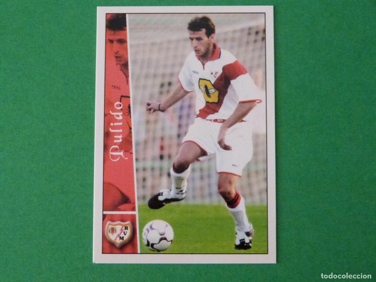 Figurine di Calcio: TRADING CARD FUTBOL PULIDO RAYO VALLECANO N&ordm; 283 FICHAS LIGA MUNDICROMO 2002-2003/02-03
