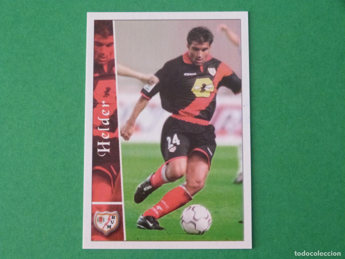 Figurine di Calcio: TRADING CARD FUTBOL HELDER RAYO VALLECANO N&ordm; 284 FICHAS LIGA MUNDICROMO 2002-2003/02-03