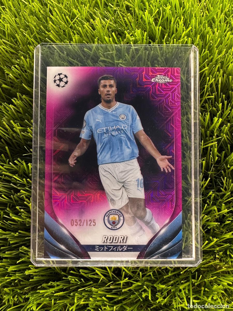 Figurine di Calcio: N&ordm; 75 Rodri Numerado 52/125 Manchester City Topps UEFA Clubs Competitions Japan Edition 23 24