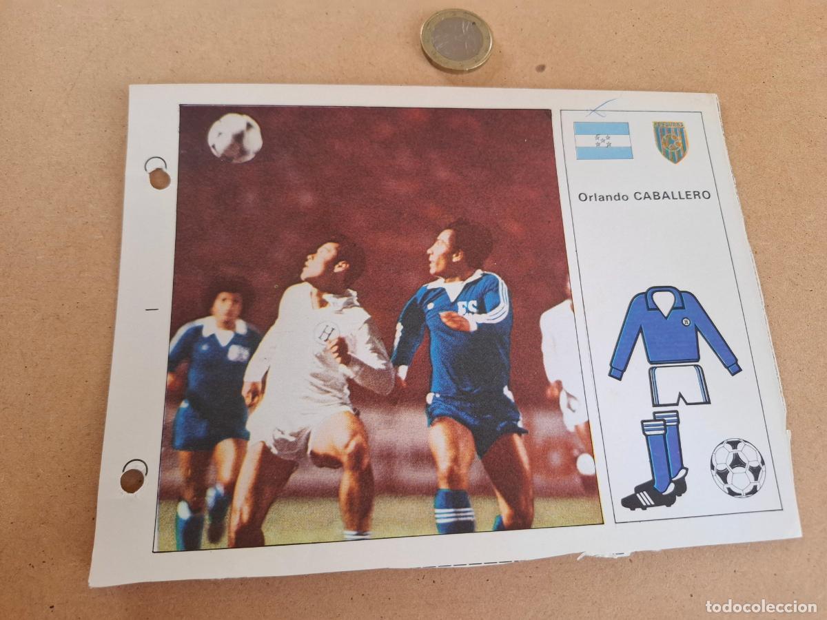 Figurine di Calcio: ESTRELLAS DEL MUNDIAL 82 - BRUGUERA - FICHA 75 ORLANDO CABALLERO - HONDURAS / REAL ESPA&Ntilde;A