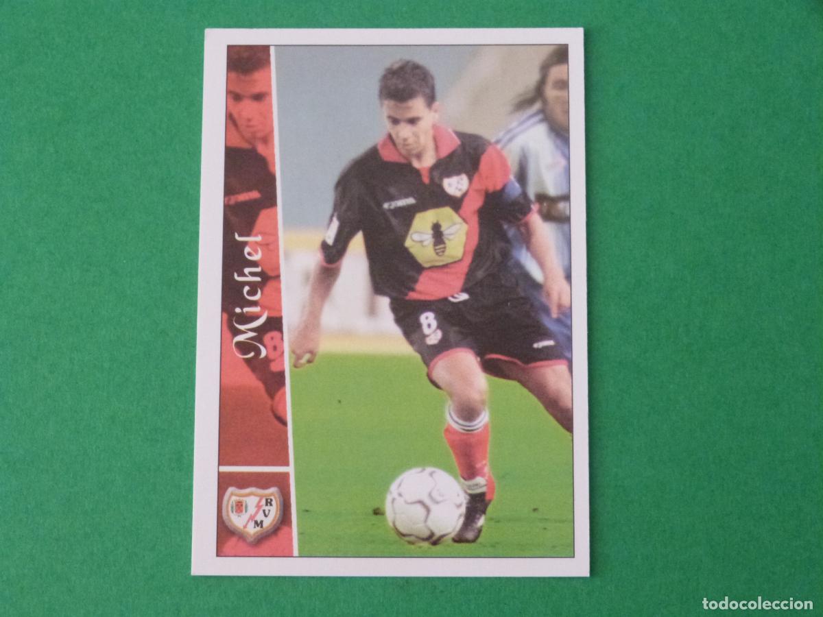 Figurine di Calcio: TRADING CARD FUTBOL MICHEL RAYO VALLECANO N&ordm; 286 FICHAS LIGA MUNDICROMO 2002-2003/02-03