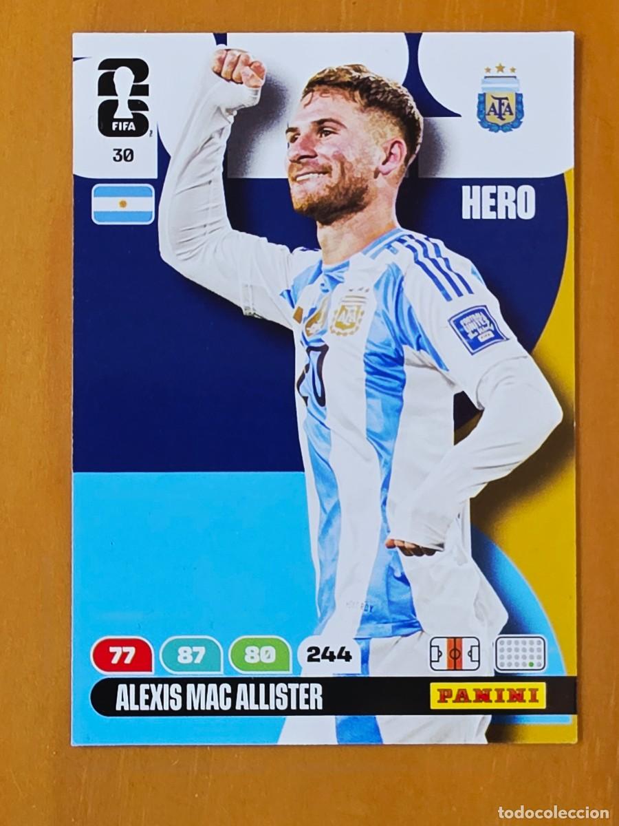 Cromos de Futebol: 30 Alexis Mac Allister, Hero, Argentina, Adrenalyn XL Fifa World Cup 2026 Mundial 26