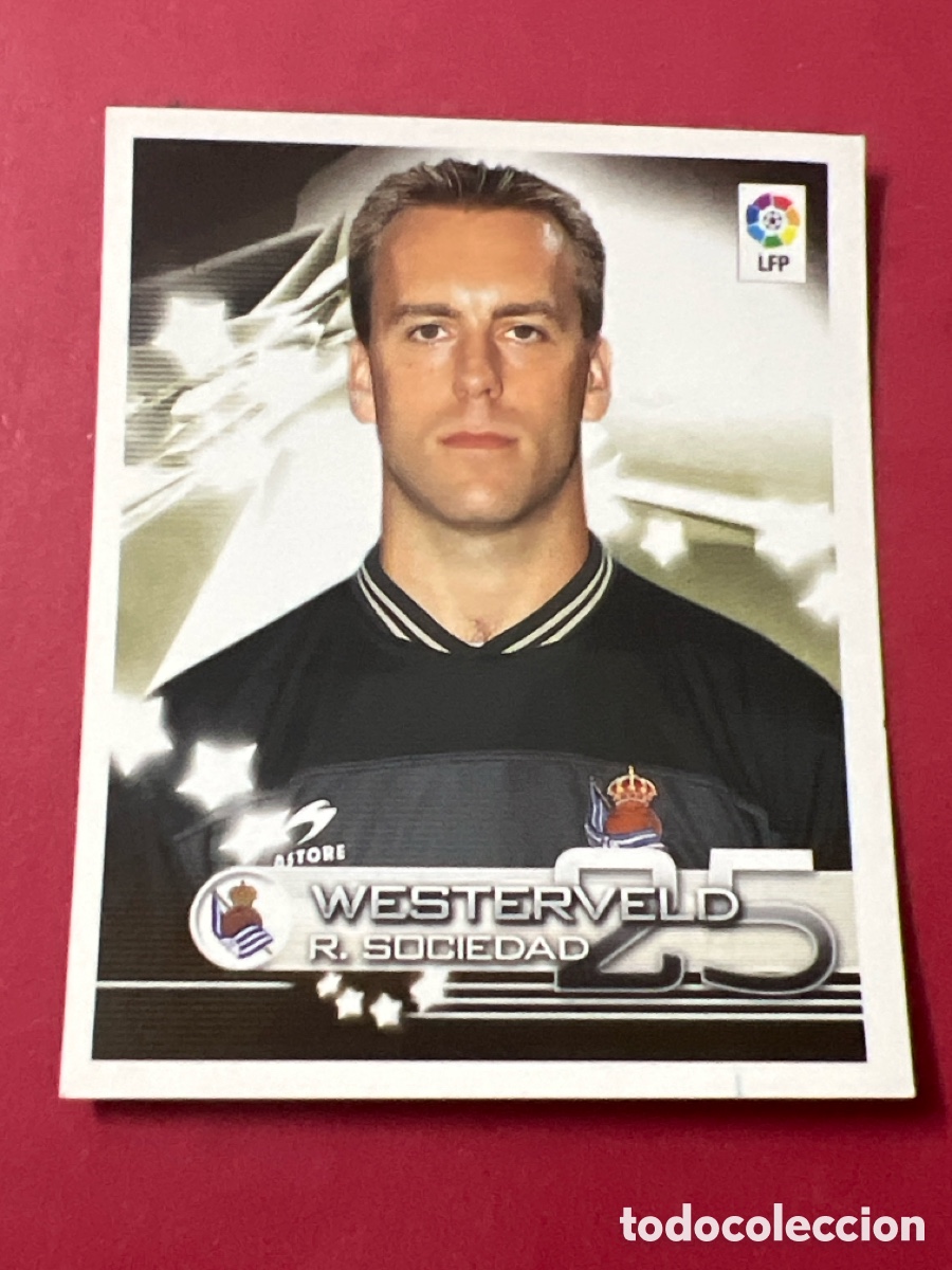 Cromos de Futebol: C6532. 321 WESTERVELD REAL SOCIEDAD PANINI 2002 2003 FUTBOL SUPERLIGA 02 03 - SIN PEGAR
