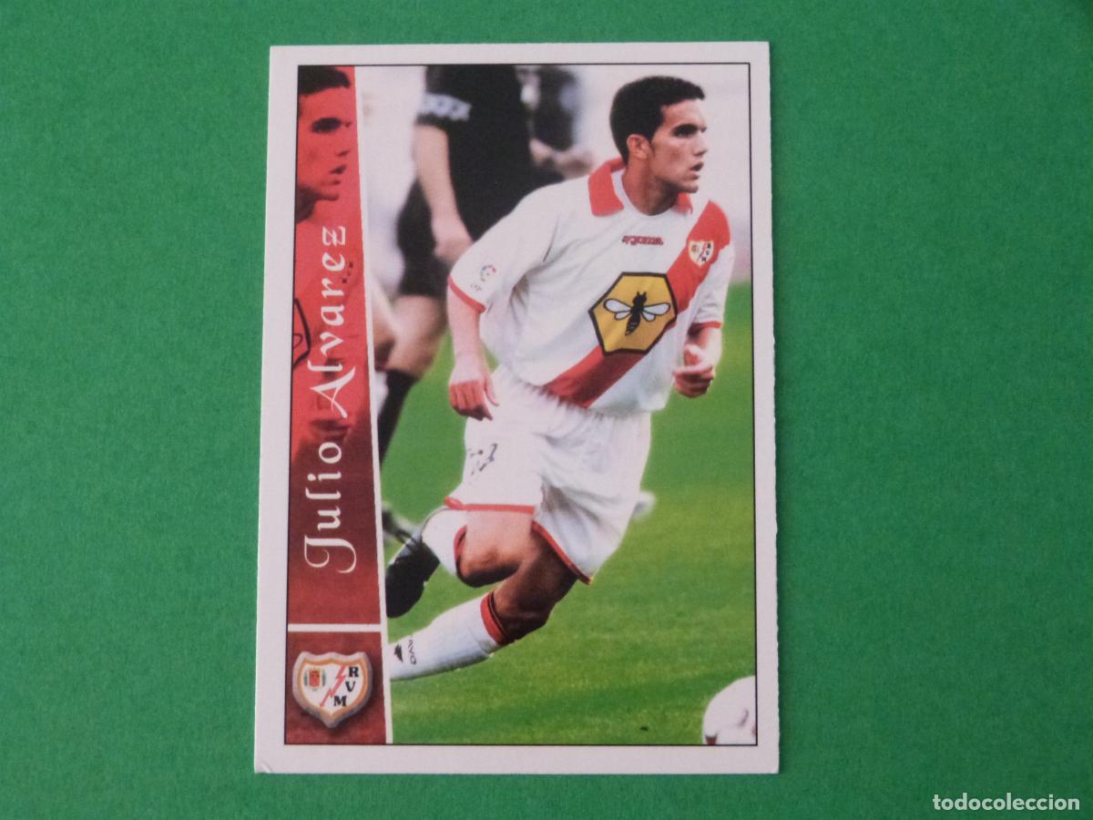 Cromos de F&uacute;tbol: TRADING CARD FUTBOL JULIO ALVAREZ RAYO VALLECANO N&ordm; 288 FICHAS LIGA MUNDICROMO 2002-2003/02-03