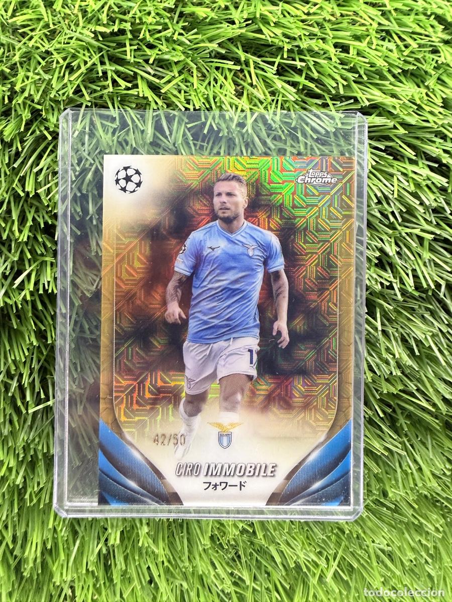 Cromos de F&uacute;tbol: N&ordm; 183 Ciro Immobile Numerado 42/50 Lazio Topps UEFA Clubs Competitions Japan Edition 23 24