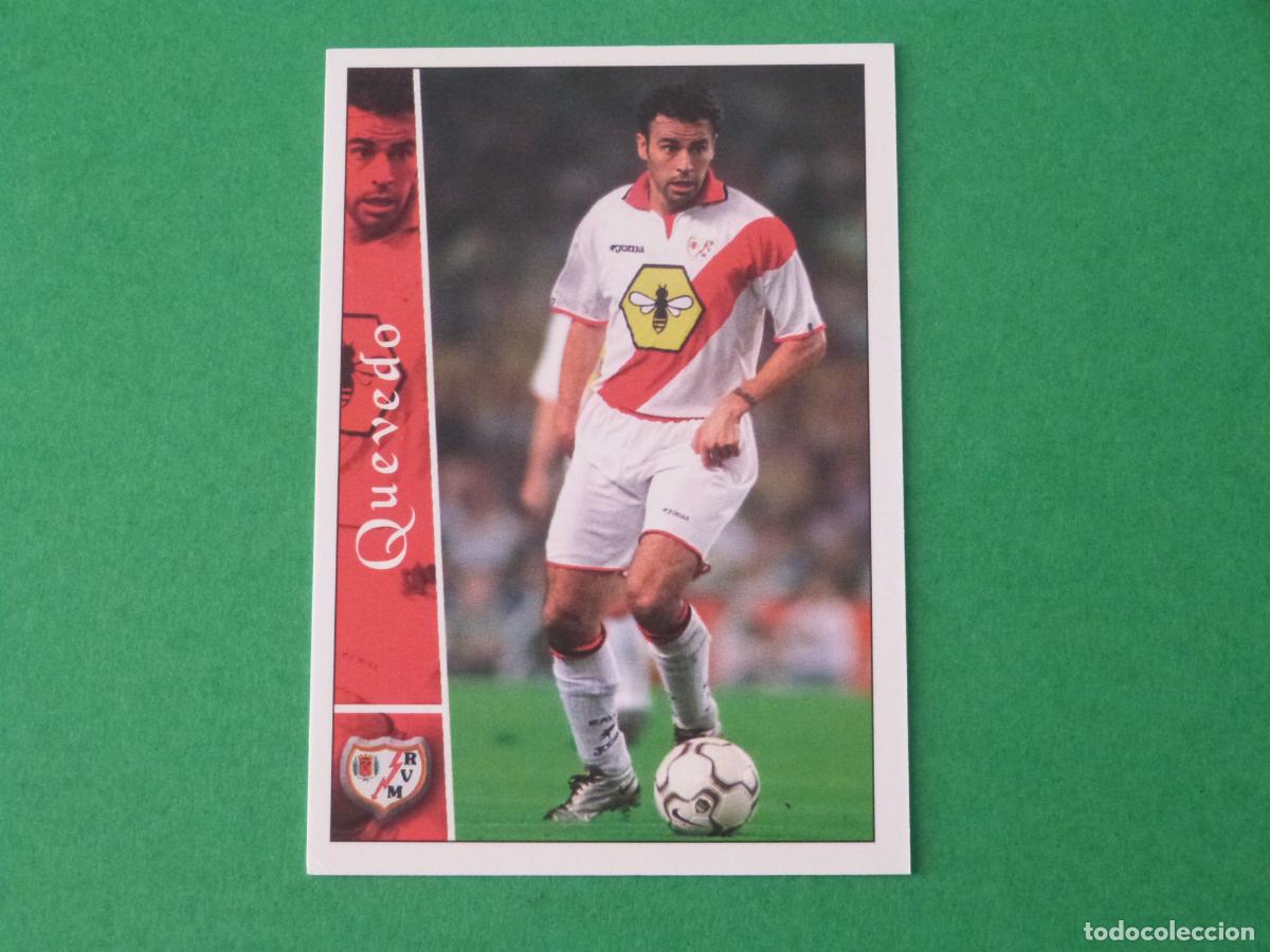 Cromos de F&uacute;tbol: TRADING CARD FUTBOL QUEVEDO RAYO VALLECANO N&ordm; 289 FICHAS LIGA MUNDICROMO 2002-2003/02-03