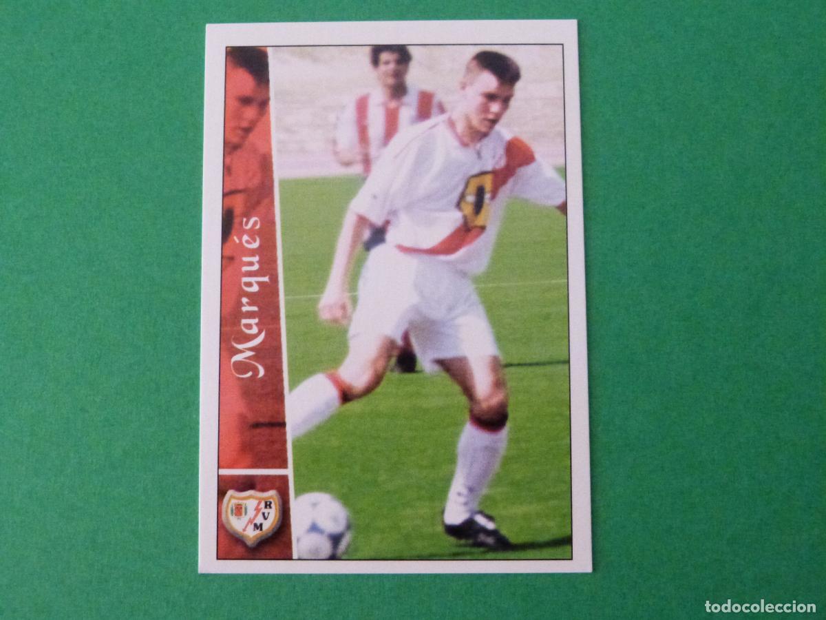 Cromos de F&uacute;tbol: TRADING CARD FUTBOL MARQUES RAYO VALLECANO N&ordm; 605 + FICHAS LIGA MUNDICROMO 2002-2003/02-03