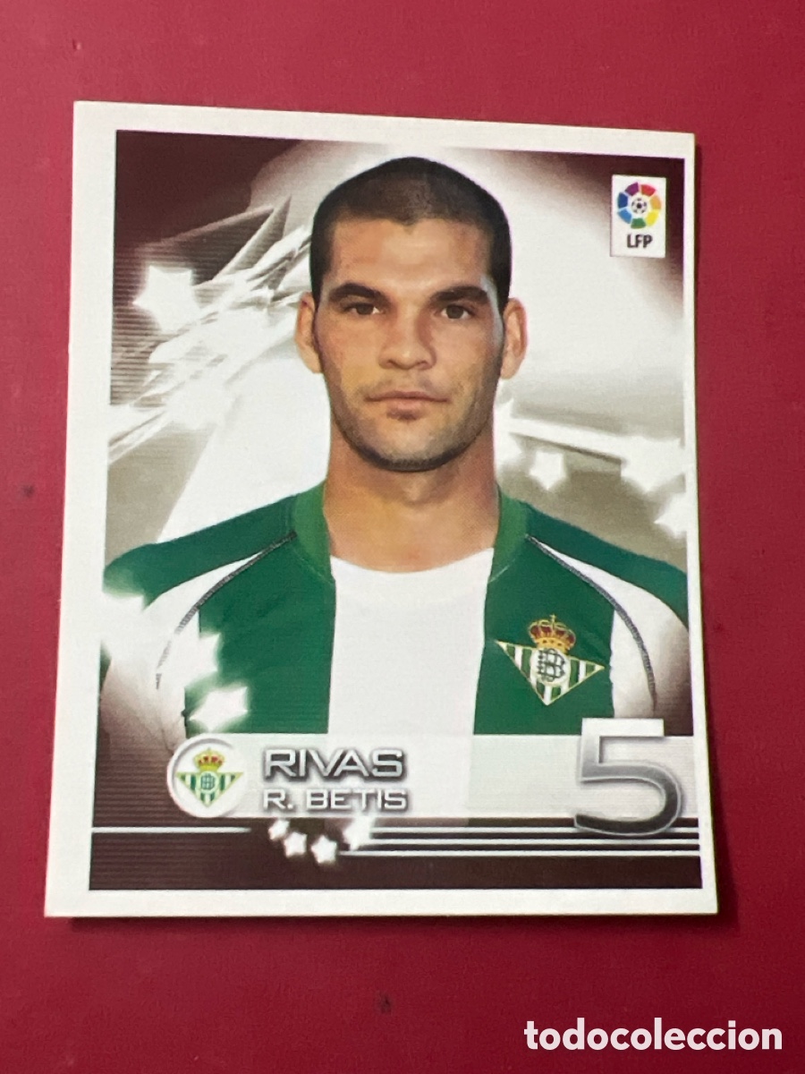 Cromos de F&uacute;tbol: C6561. CROMO SUPERLIGA DE ESTRELLAS 2002 2003 02 03 PANINI N 120 RIVAS BETIS SIN PEGAR