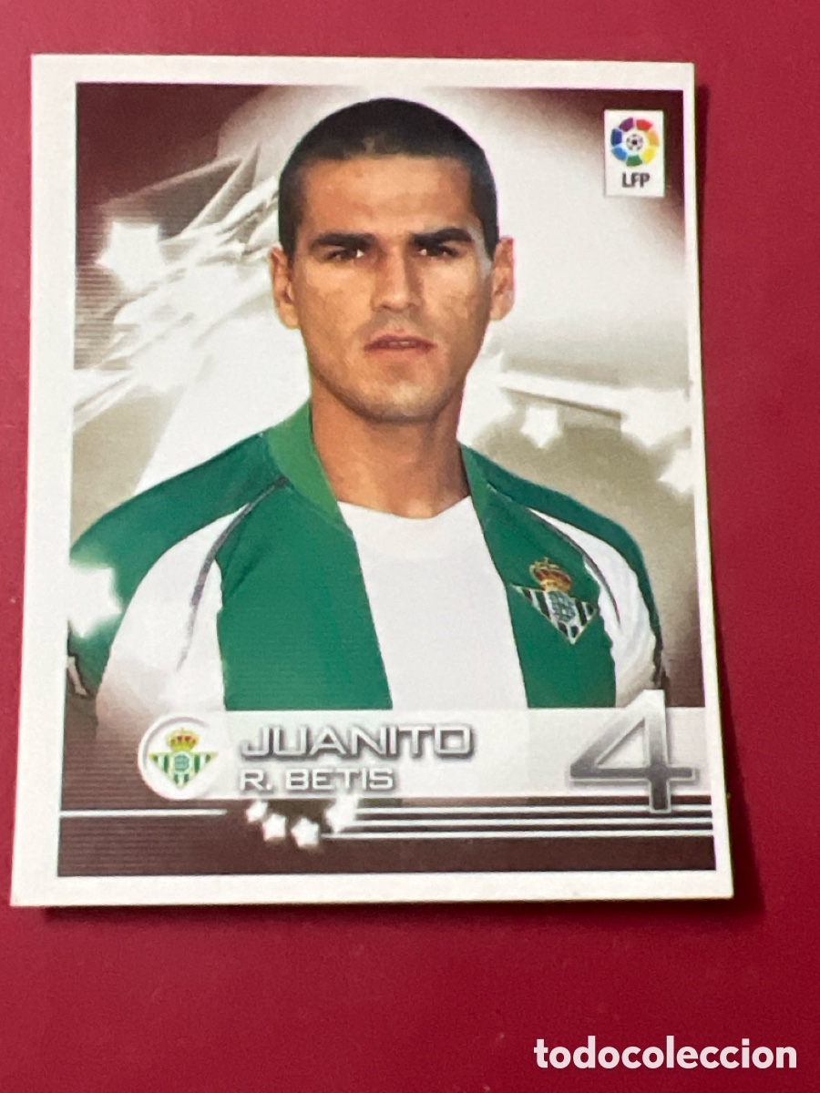 Cromos de F&uacute;tbol: C6566. superliga 2002-2003 panini, 119 juanito - betis, nunca pegado