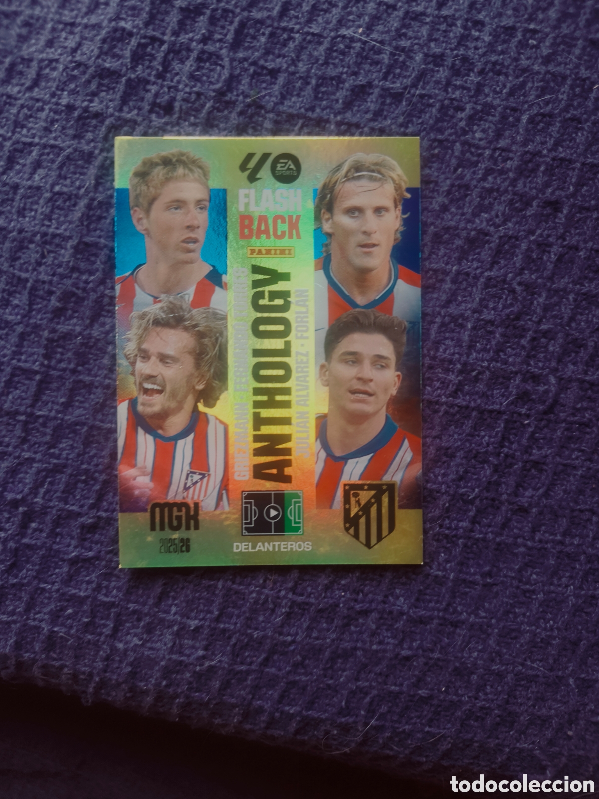Cromos de F&uacute;tbol: Carta Anthology Flashback Atl&eacute;tico de Madrid