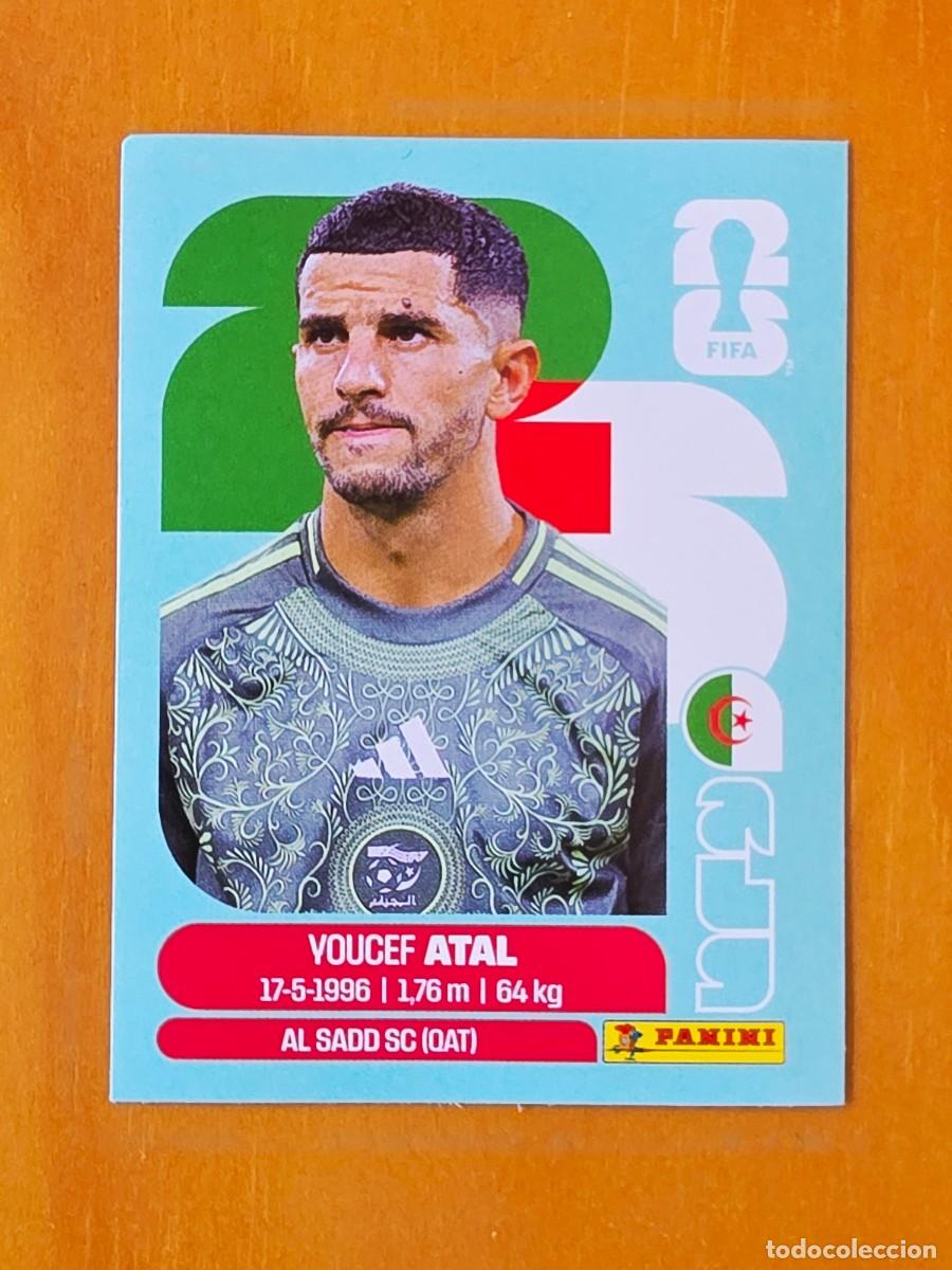 Fu&szlig;ball-Sticker: ALG 4 Youcef Atal, Argelia, Panini FIFA World Cup Mundial 2026 Sticker