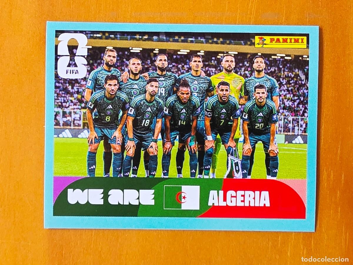 Fu&szlig;ball-Sticker: ALG 13 Alineaci&oacute;n equipo plantilla, Argelia, Panini FIFA World Cup Mundial 2026 Sticker
