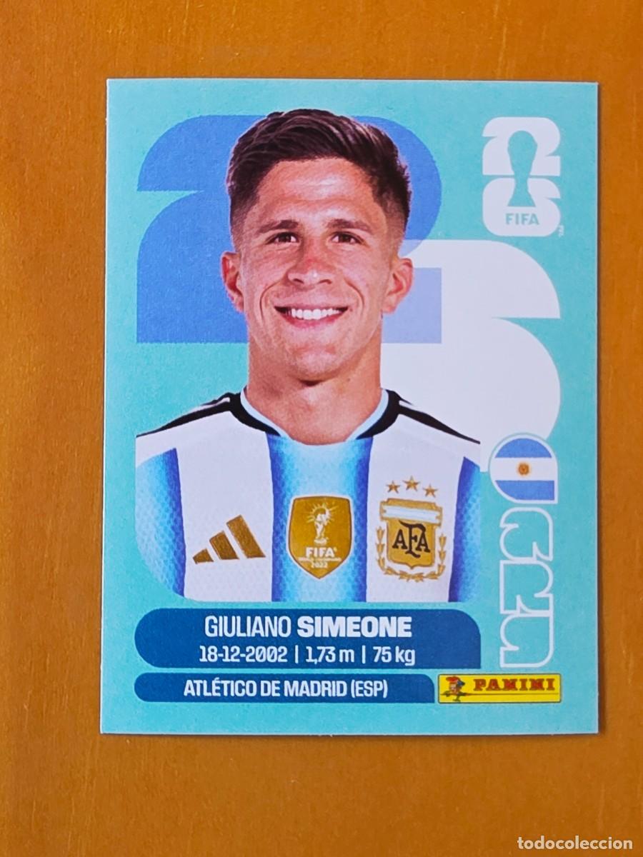 Football Stickers: ARG 20 Giuliano Simeone, Argentina, Panini FIFA World Cup Mundial 2026 Sticker